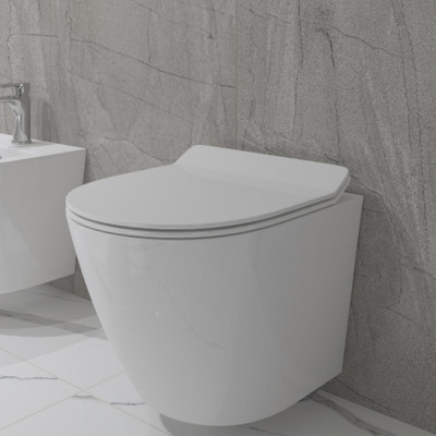 HOMELIKE Zestaw Grohe skate air + miska WC Lavita Sogo slim