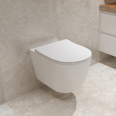 HOMELIKE ZESTAW GROHE 4 w 1 + przycisk czarny prostokątny + miska WC Sinto grande
