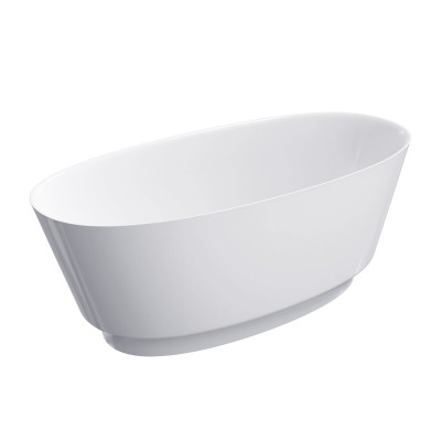 OMNIRES NEO WANNA WOLNOSTOJĄCA MARBLE+, 158X72 CM, Z SYFONEM NEO158WWBP