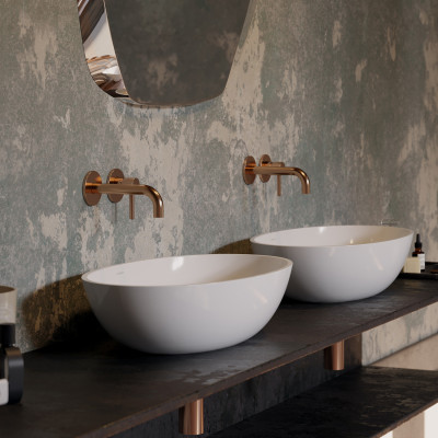 OMNIRES SHELL UMYWALKA NABLATOWA MARBLE+, 60X35 CM SHELLUNBP