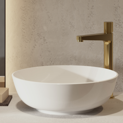 OMNIRES SILK UMYWALKA NABLATOWA MARBLE+, O40 CM SILKR400BP