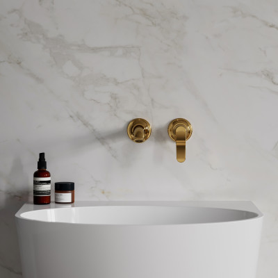 OMNIRES ART DECO BATERIA UMYWALKOWA PODTYNKOWA AD5115GL