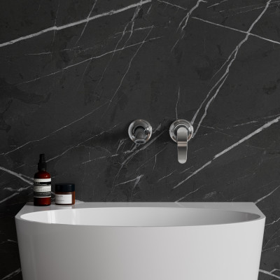 OMNIRES ART DECO BATERIA UMYWALKOWA PODTYNKOWA AD5115CR