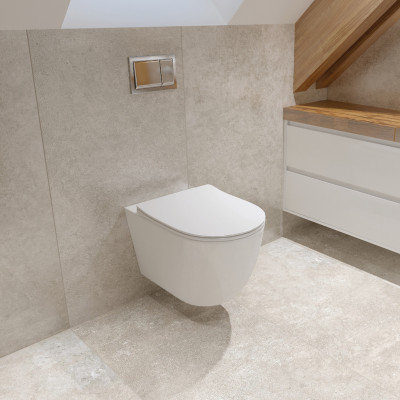 HOMELIKE Zestaw Grohe skate air + miska WC Cliper 3.0 tornado