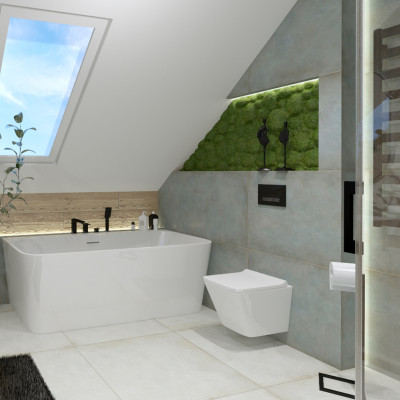 HOMELIKE Zestaw wc 4 w 1 Lago + przycisk gunmetal prostokątny (101.3.6)