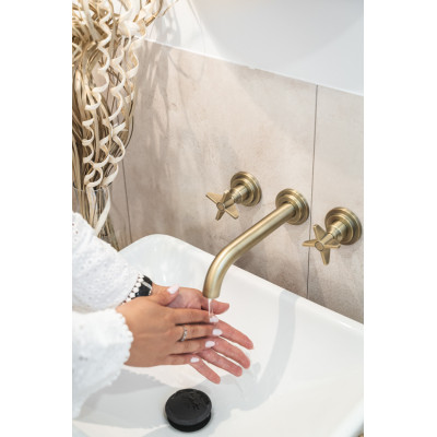 Deante Click-Clack korek do umywalki click-clack bez przelewu czarny mat NHCB10A