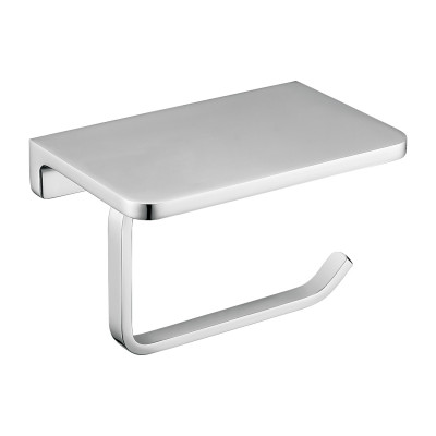 OMNIRES UNI UCHWYT NA PAPIER TOALETOWY Z PÓŁKĄ NA TELEFON KOMÓRKOWY UN10525CR