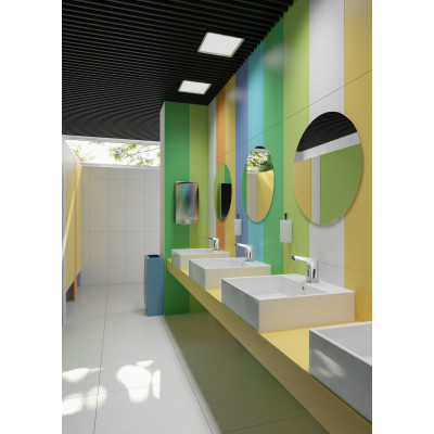 Deante Temisto umywalka 60x50 cm nablatowa prostokątna biała CDT6U6S