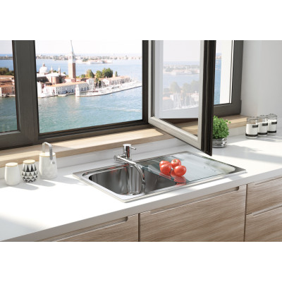 Deante Aster bateria kuchenna stojąca chrom BCA_061M