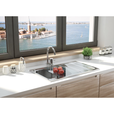 Deante Aster bateria kuchenna stojąca chrom BCA_061M