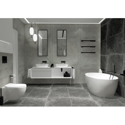 Deante Peonia deska sedesowa wolnoopadająca Slim biała CDE6SOZ