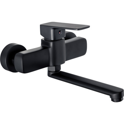 Deante Neo Maro bateria umywalkowa ścienna czarna BLON50M