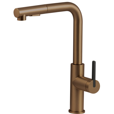 Deante Momi bateria kuchenna stojąca brąz szczotkowany BKM_C73M