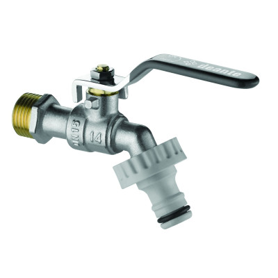 Deante zawór kulowy 3/4"z adapterami chrom VFA252L