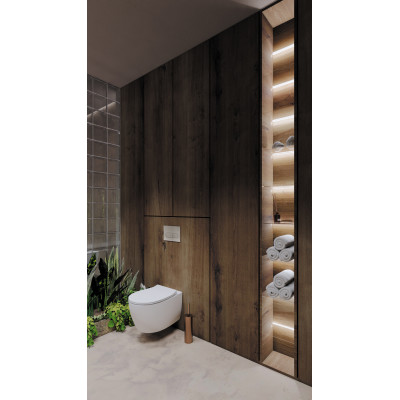 Deante Silia szczotka toaletowa brąz szczotkowany ADI_C712