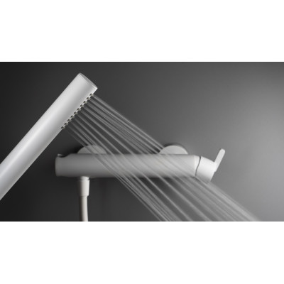 Deante Silia bateria prysznicowa ścienna biała BQS_A41M