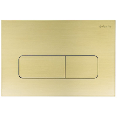 Deante przycisk spłukujący do WC złoty szczotkowany CSTR51P