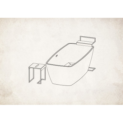 Deante Mokko wieszak na ręczniki stojący czarny mat ADMN632