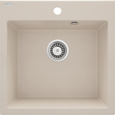 Deante Evora zlewozmywak granitowy 50x50 cm beżowy ZQJ_5103