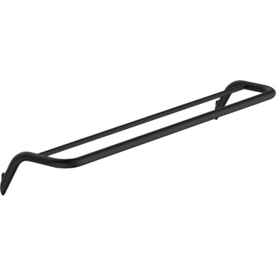 Deante Silia Nero drążek na ręcznik 61,5 cm podwójny czarny mat ADIN631