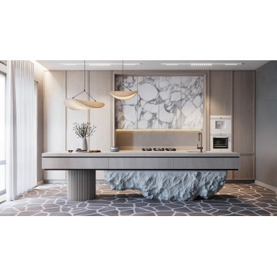 Deante Momi bateria kuchenna stojąca brązowa BKM_C73N