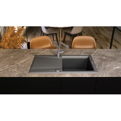 Deante Silia bateria kuchenna stojąca chrom BQS_073M