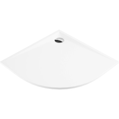 Deante Kerria Plus brodzik 90x90 cm półokrągły biały KTS053B