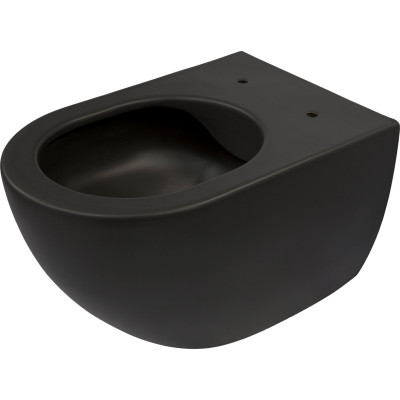 Deante Peonia Zero miska WC wisząca bez kołnierza czarny mat CDENZPW
