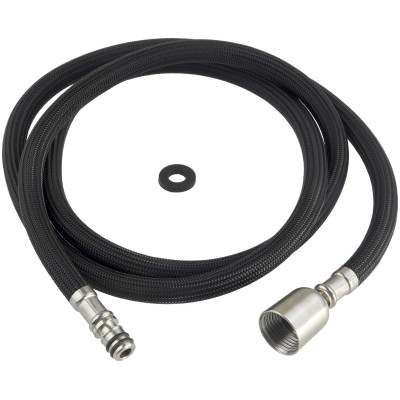 Deante wąż do baterii kuchennej z wyciąganą wylewką czarny XDCL8VSSM