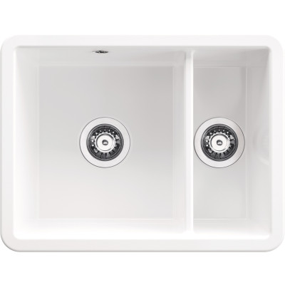 Deante Lumi zlewozmywak ceramiczny 55,5x43 cm biały ZCU_6503