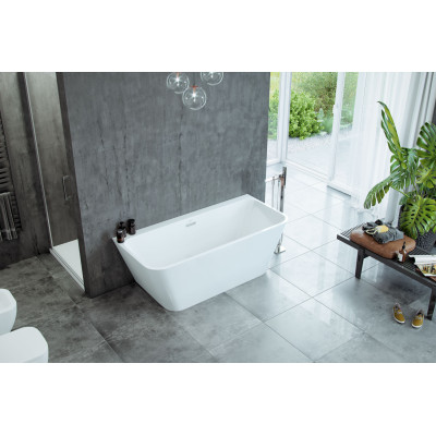 EXCELLENT WANNA PRZYŚCIENNA LILA 2.0, Z ZINTEGROWANĄ OBUDOWĄ, 150, BIAŁA WAEX.LIL2.150.WHP