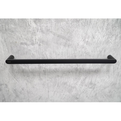 Deante Round wieszak na ręcznik 60 cm ścienny czarny mat ADRN621