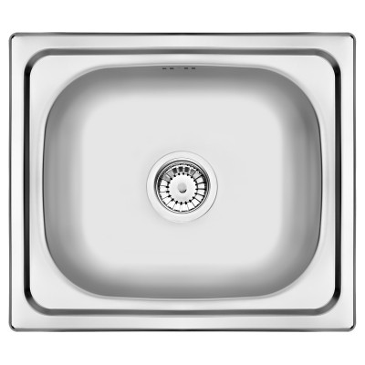 Deante Doppio zlewozmywak stalowy 48x43 cm satyna ZEN0103