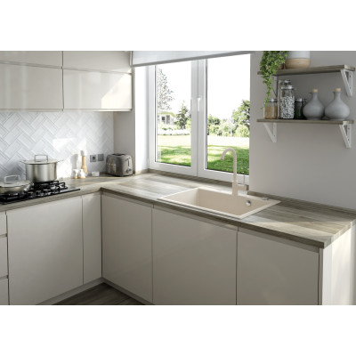 Deante Andante zlewozmywak granitowy 60x52 cm biały ZQN_A103