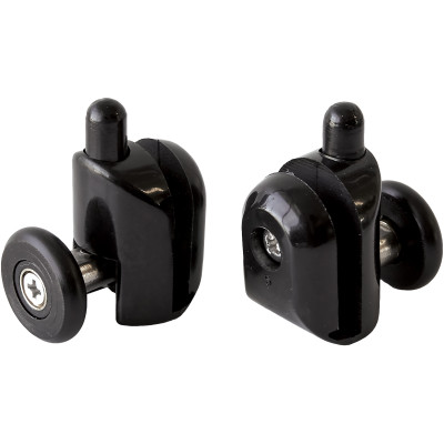 Deante Funkia rolki dolne do kabiny prysznicowej czarny mat XKCF2RN05