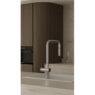 Deante Momi bateria kuchenna stojąca stal BKM_F73N