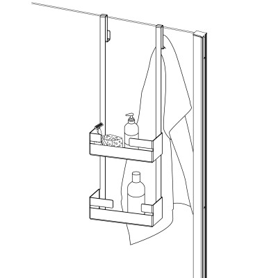 Deante Mokko półka na kabinę biały mat ADMA54K
