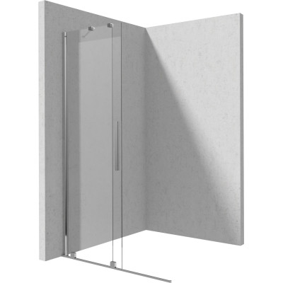 Deante Prizma ścianka prysznicowa walk-in 100 cm chrom połysk/szkło przezroczyste KTJ_030R