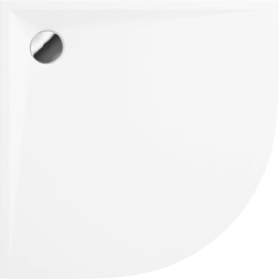 Deante Kerria Plus brodzik 80x80 cm półokrągły biały KTS054B
