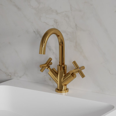 OMNIRES MODERN BATERIA UMYWALKOWA Z KORKIEM KLIK-KLAK C301GL