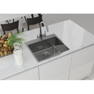 Deante Aster bateria kuchenna do filtra wody stojąca chrom BCH064M