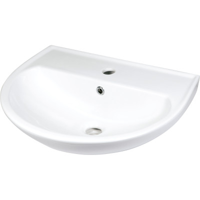 Deante Jasmin umywalka 51,8x40,3 cm półokrągła biała CDJ6U5W