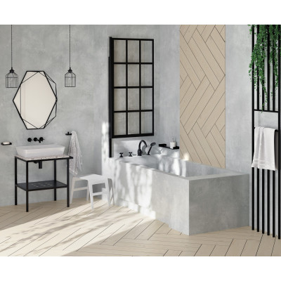 Deante Mokko mydelniczka ścienna czarny mat ADMN411