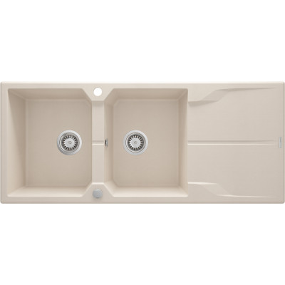 Deante Andante zlewozmywak granitowy 116x50 cm beżowy ZQN_5213