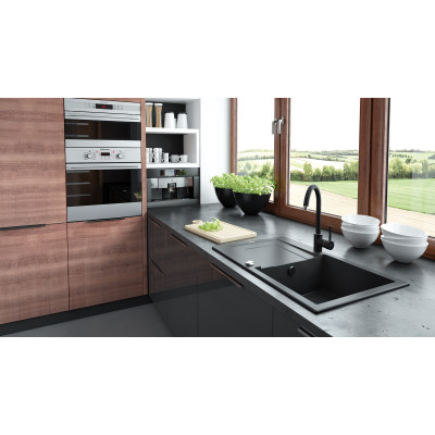 Deante Nemezja bateria kuchenna stojąca grafit/chrom BEN262M