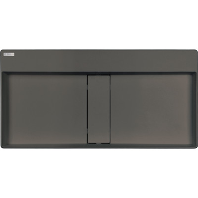 Deante Blur umywalka 80x40 cm prostokątna nablatowa antracyt CQB_TU8S