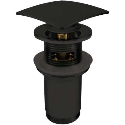 Deante Click-Clack korek do umywalki click-clack czarny mat NHCN11U