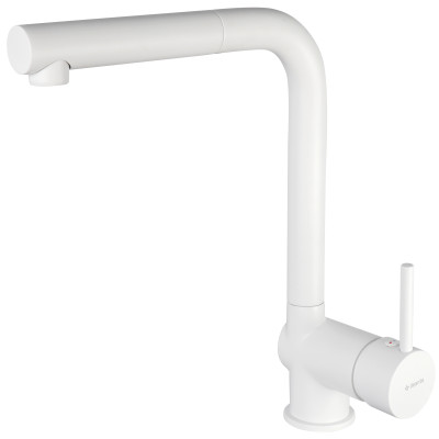 Deante Aster bateria kuchenna stojąca biała BCAA73M