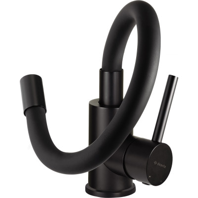 Deante Neo Luno bateria kuchenna stojąca czarna BOC_N72M