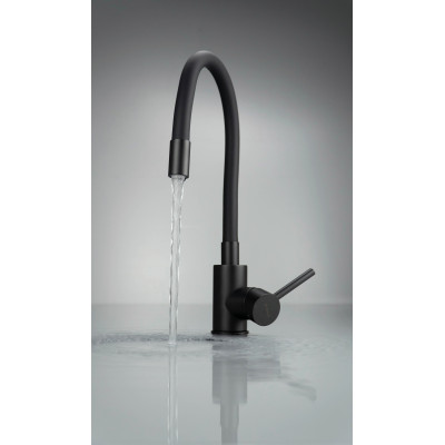 Deante Neo Luno bateria kuchenna stojąca czarna BOC_N72M